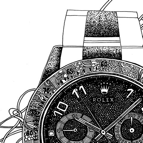 rolex watch drawing|luxury Rolex clip art.